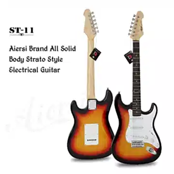 Elektro Gitar Strato Sunburst ( Videolu )