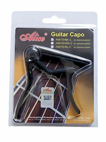 Alice A007D-BK Klasik Gitar  ve Bağlama Kapo