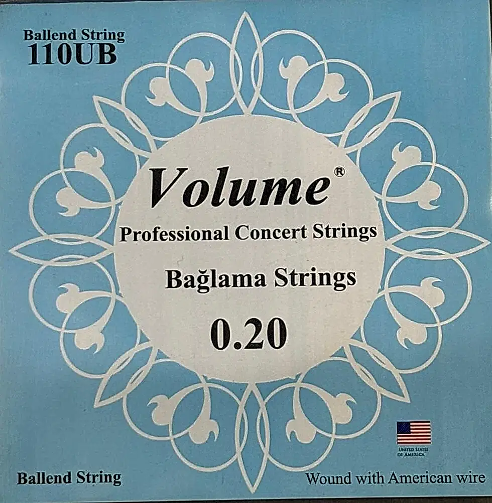 Volume 0.20 UB Uzun Bağlama Teli ( Boncuklu )