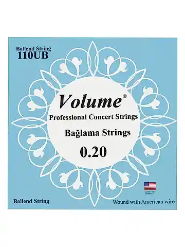 Volume 0.20 UB Uzun Bağlama Teli ( Boncuklu )