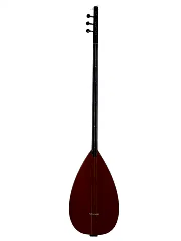 Ceviz Tekne Uzun Sap Profesyonel Bağlama ( Videolu ) - SLT200