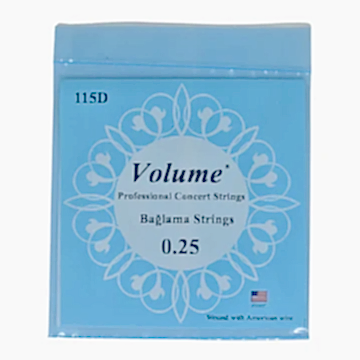 Volume 0.25 Divan Bağlama Teli
